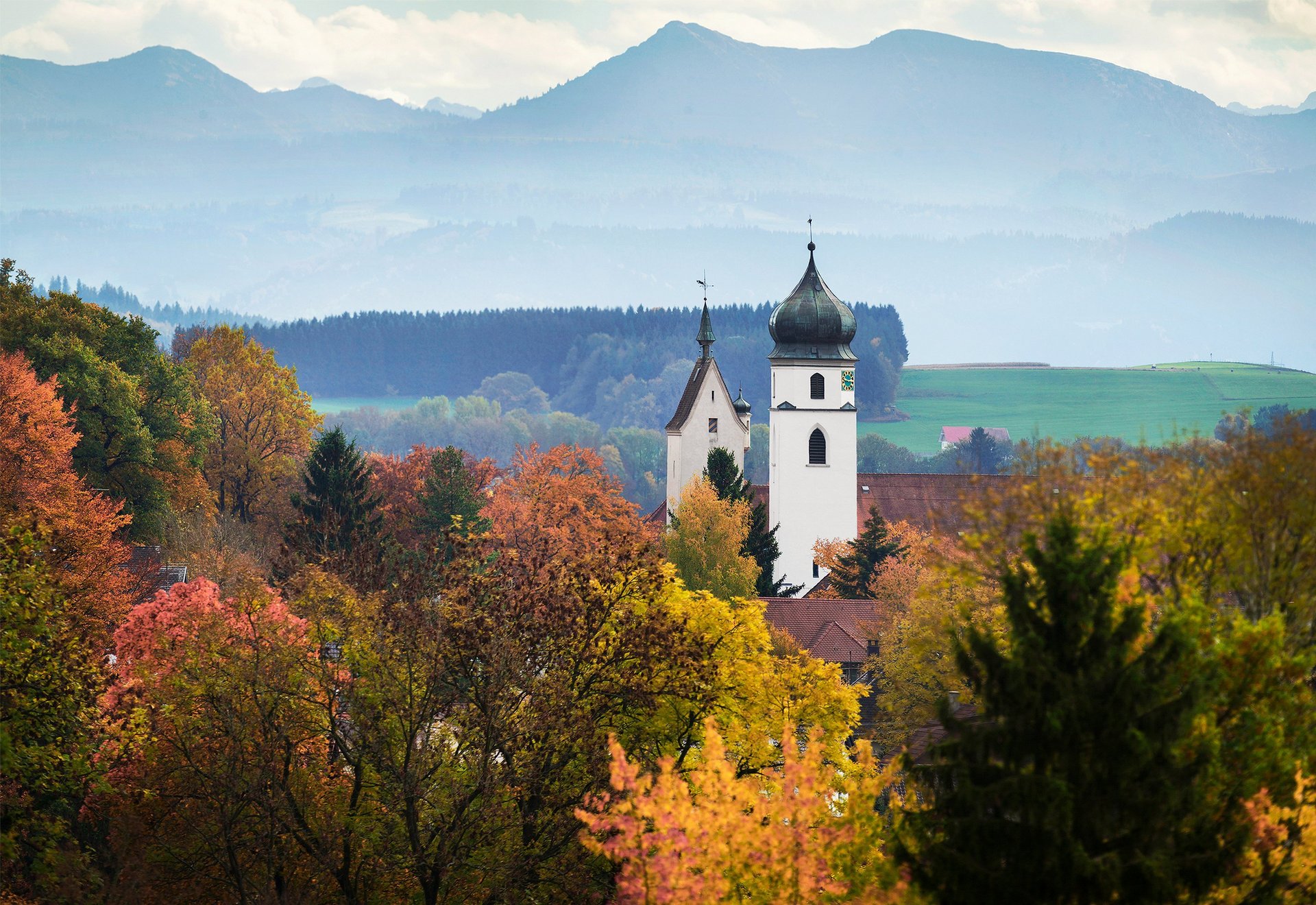 Kirche St. Martin und Blockturm Leutkirch