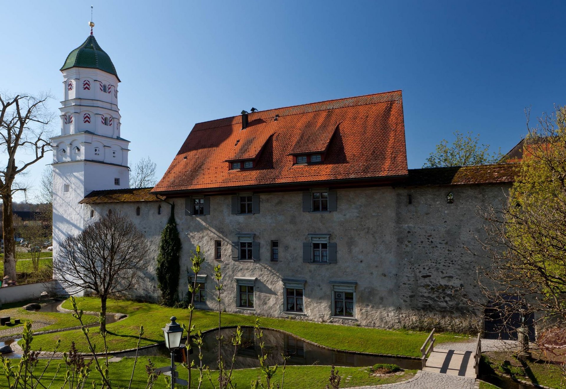 Stadtmauer von Wangen mit Pulverturm