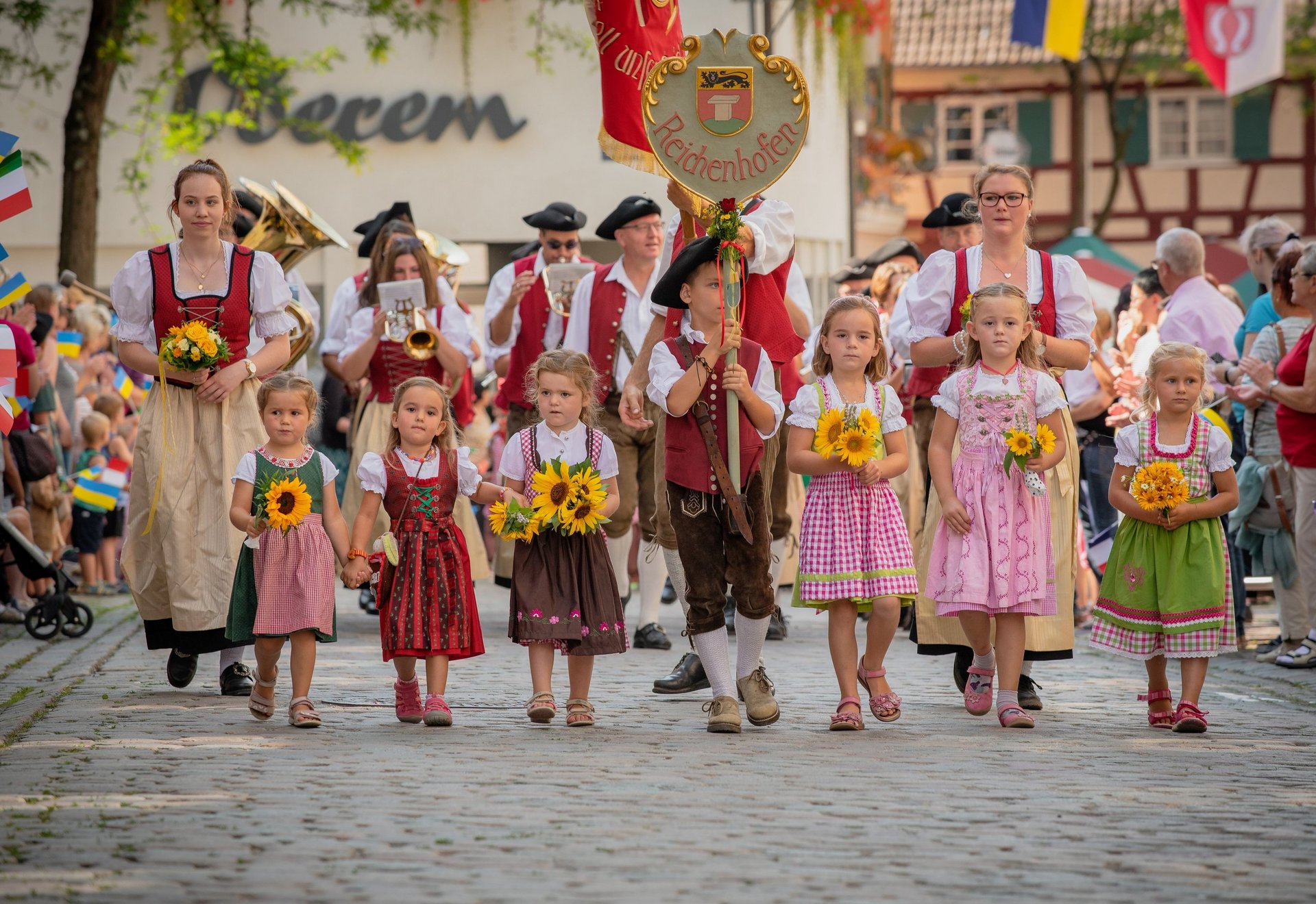 Festumzug beim Kinderfest in Leutkirch 