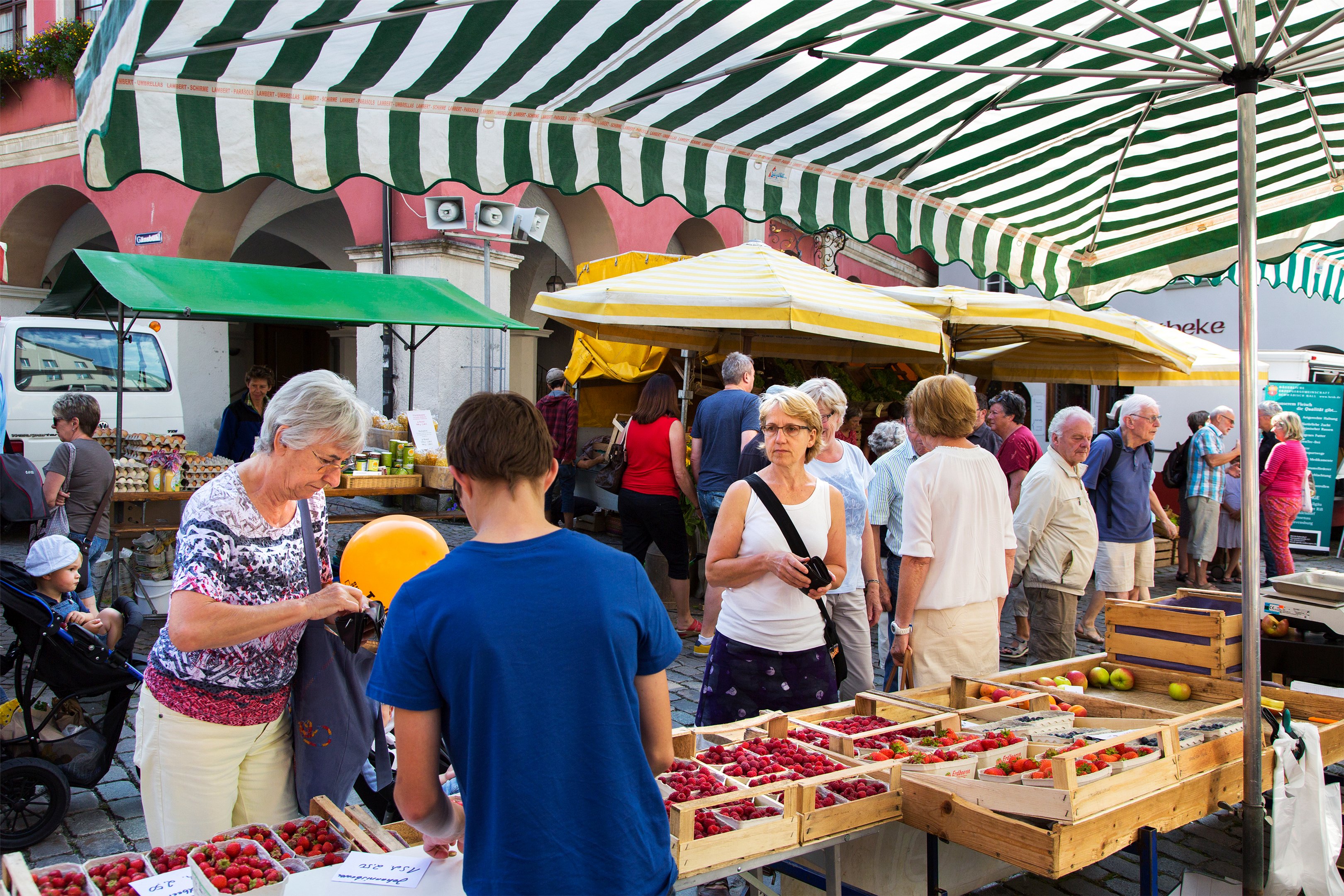 Wochenmarkt in Leutkirch 